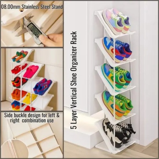 5 Layer Vertical Shoe Rack