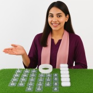 37 Pcs Wall Hook Combo With Magic Tape