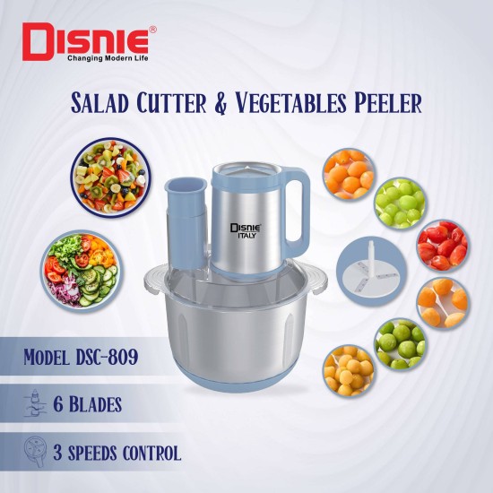 Disnie 6 in 1 Peeler With Cutter DSC-809 5.5L