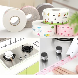 Floral Sealing Tape (1pcs)। রান্নাঘর, সিঙ্ক, টয়লেটকে আকর্ষণীয় করে তুলন