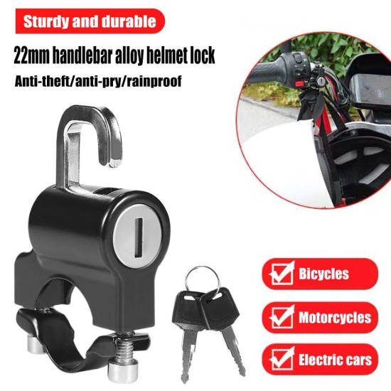 Motorcycle Helmet Lock Anti-Theft Helmet Security Lock