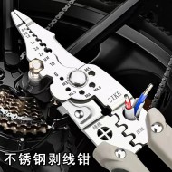 Multifunctional wire stripping pliers