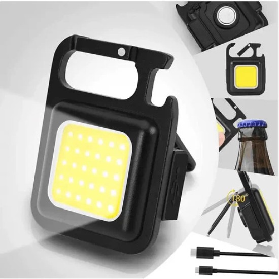 Rechargeable Mini LED Keychain Light