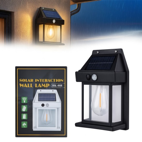 Solar Rechargeable Interaction Wall lamp BK-888