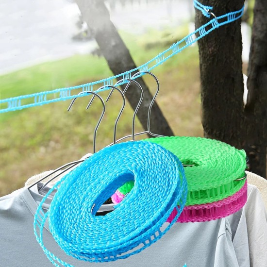 (১ পিস)Windproof Non-Slip Clothesline | Washing Clothes Line Rope