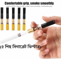 5 PCS Portable Reusable Cigarette Filter Holder