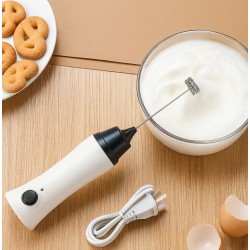 Electric Milk Frother & Coffee Mixer