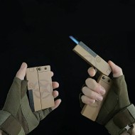 Folding Lighter Gun With in Cigarette Box