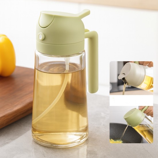 2 in 1 Oil Sprayer and Oil Dispenser Bottle