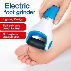Rechargeable Pedicure Machine – Foot & Heel Care Device with 2 Roller Heads