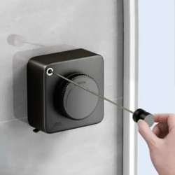 Retractable Stainless Steel Clothes Drying Rope – 4.2M Adjustable Wall Mounted Laundry Line