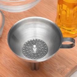 Stainless Steel Kitchen Oil Funnel（with filter）